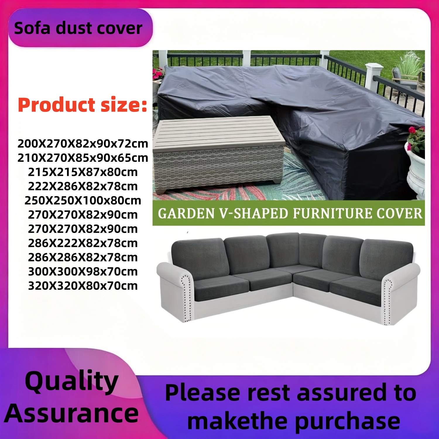 Desk Setup Design - eavy-Duty Outdoor V-Shaped Furniture Cover -