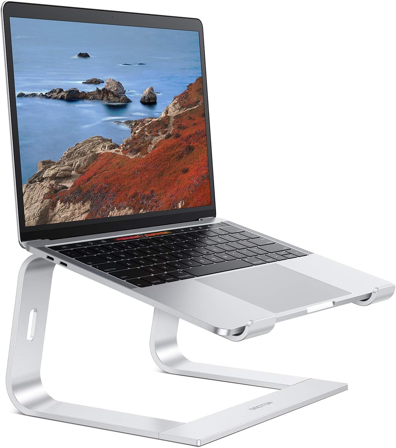 Desk Setup Macbook - Adjustable Laptop Stand, Detachable Aluminum Holder