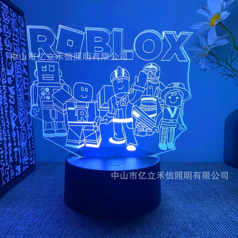 Desk Setup Room - Game Peripheral Roblox 3D Night Light