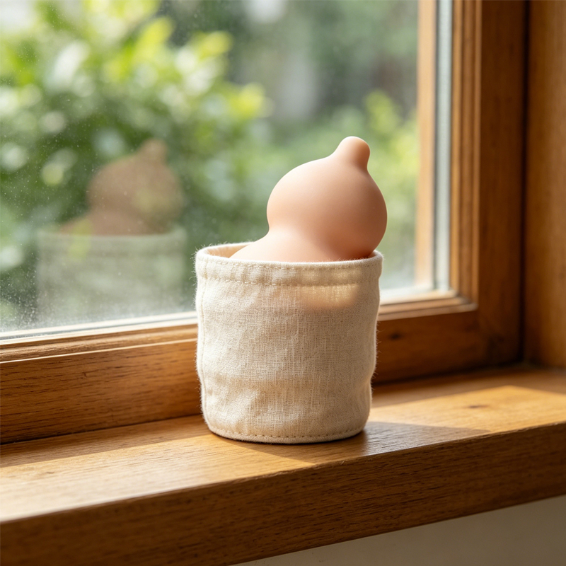 Desk Setup Design - Soft Textured Relaxing Gourd Figurine –