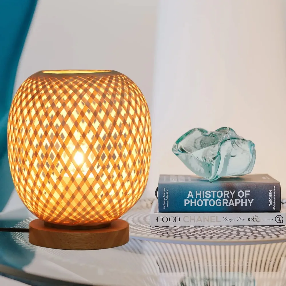 Bohemian Hand-woven Natural Ba - Desk Setup Study のレビューと価格