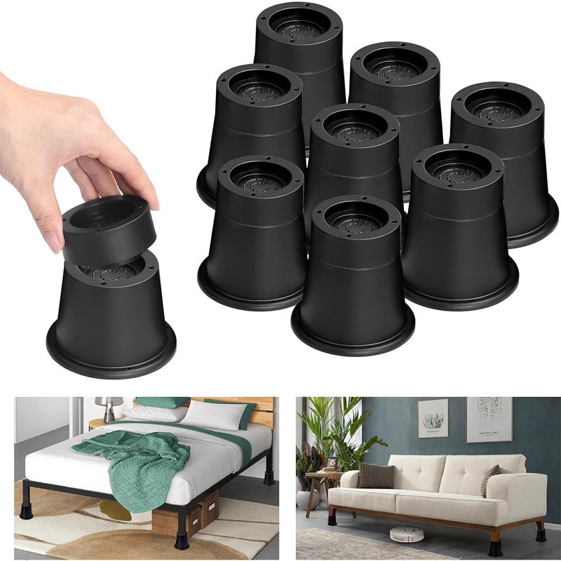 4Pcs Heavy Duty Furniture Rise - Desk Setup Riser のレビューと価格