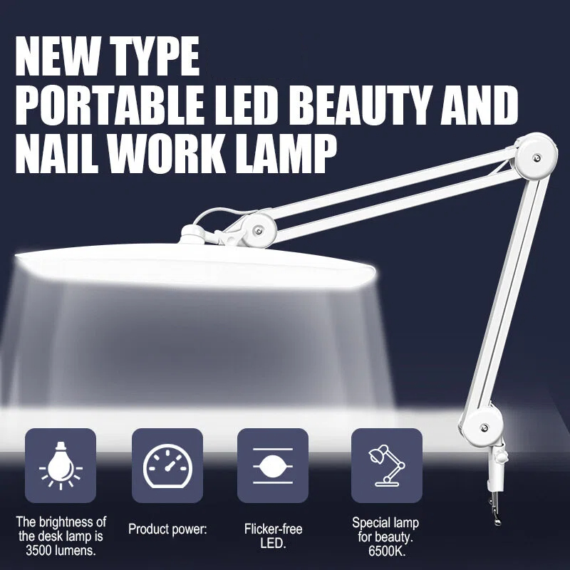 24W LED Desk Lamp with Clam 19 - Desk Setup Room のレビューと価格