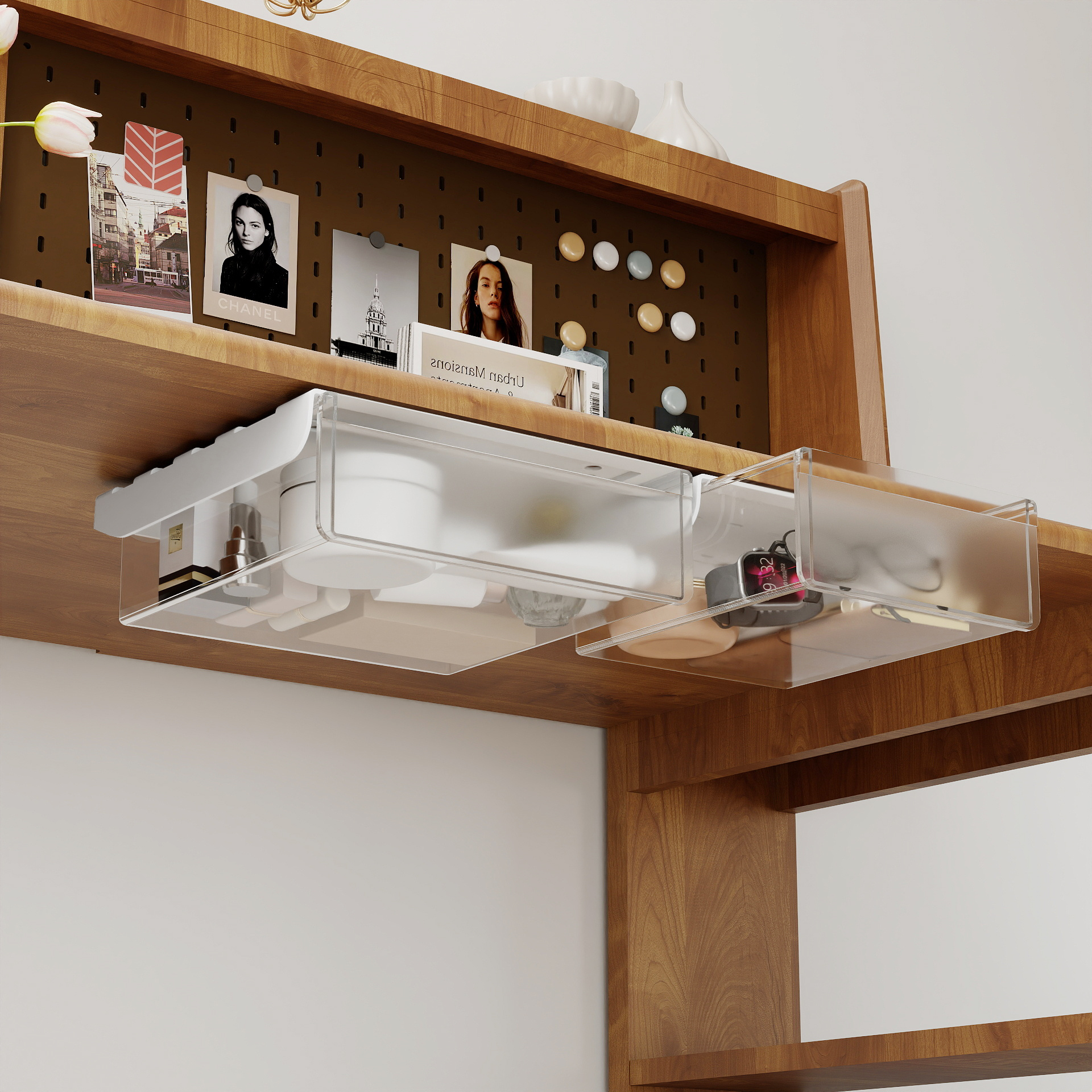 Under Desk Hidden Drawer Syste - Desk Setup Study のレビューと価格