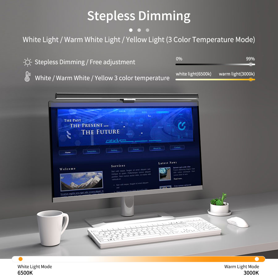 50cm Computer Monitor Light Ba - Led Desk Light Usb のレビューと価格
