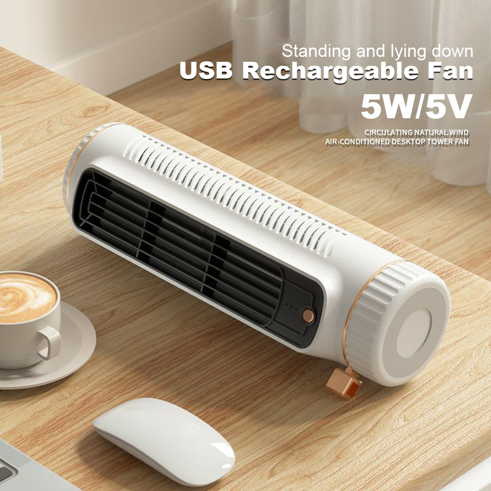 Household Desktop Tower Fan Po - Desk Setup Room のレビューと価格
