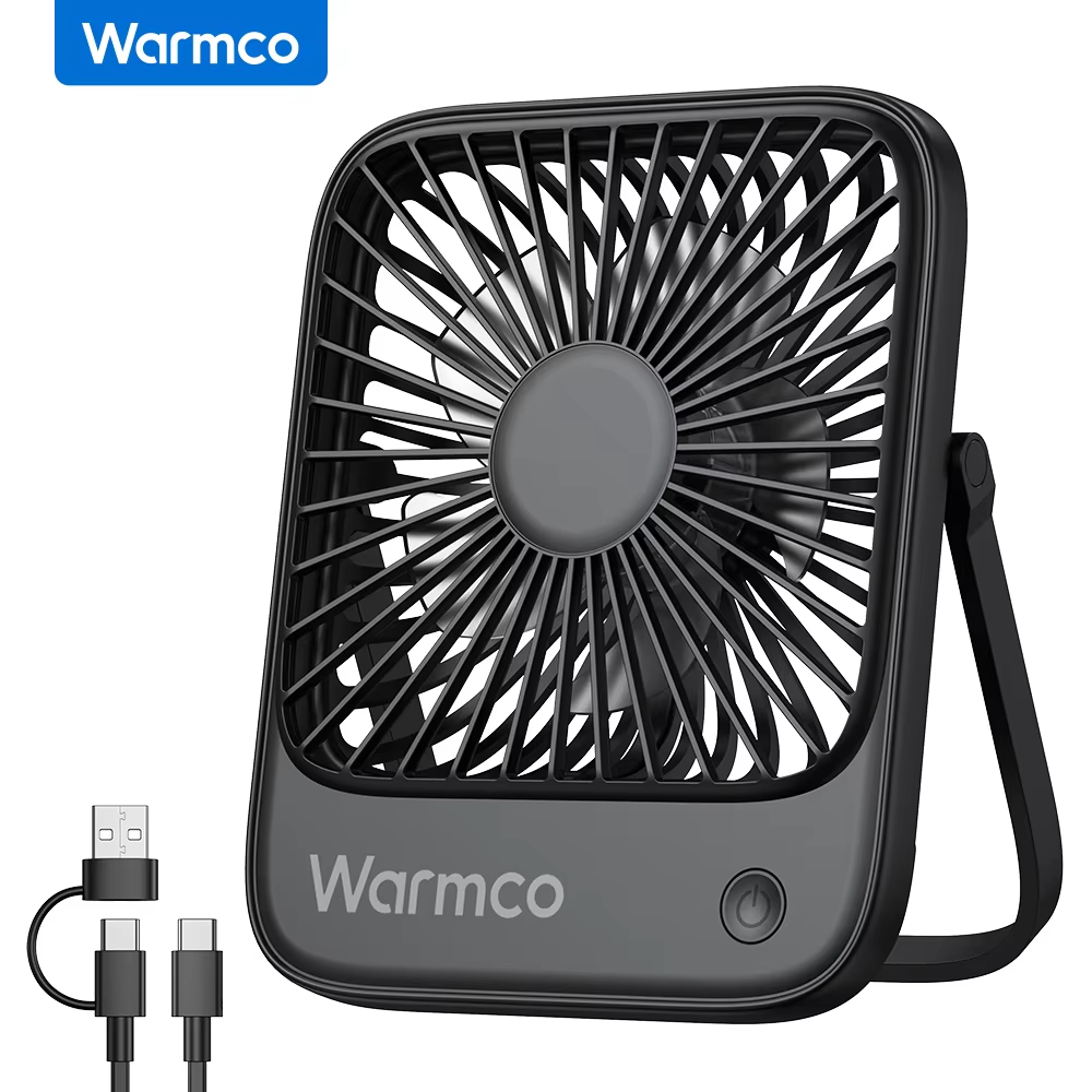 Warmco Mini USB Desk Fan Porta - Fan Desk Small Usb のレビューと価格