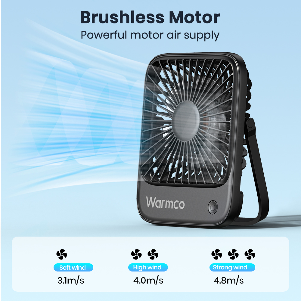 Warmco Mini USB Desk Fan Porta - Fan Desk Small Usb のレビューと価格