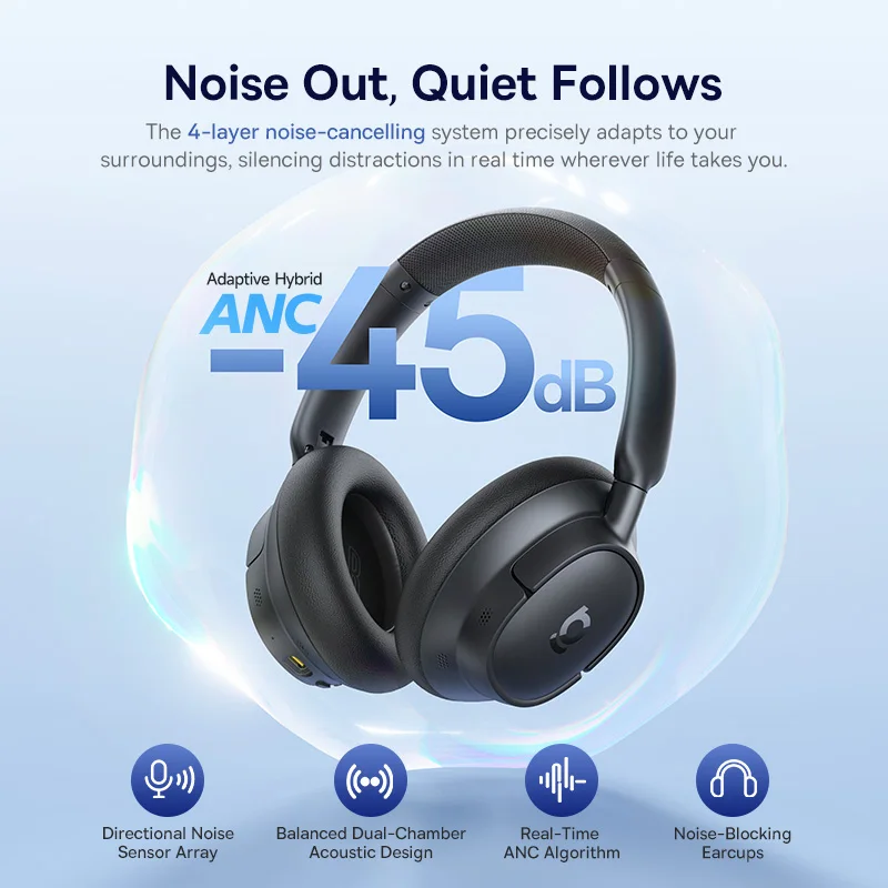 Baseus EH10 NC ANC Wireless He - Desk Hifi Setup のレビューと価格