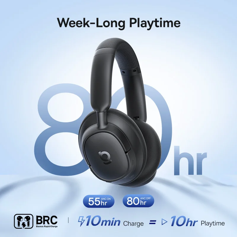 Baseus EH10 NC ANC Wireless He - Desk Hifi Setup のレビューと価格