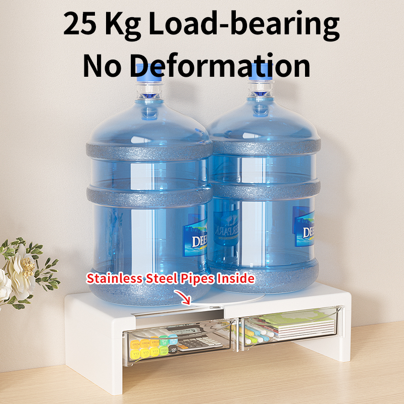2-Tier Monitor Stand, Plastic  - Desk Setup Riser のレビューと価格