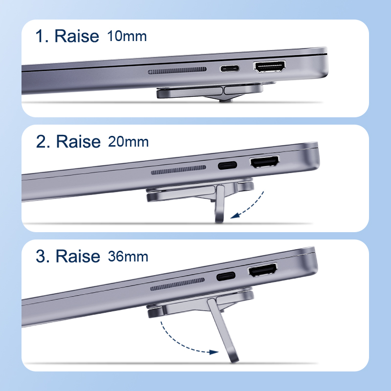 Hagibis Foldable Laptop Stand  - Desk Setup Macbook のレビューと価格