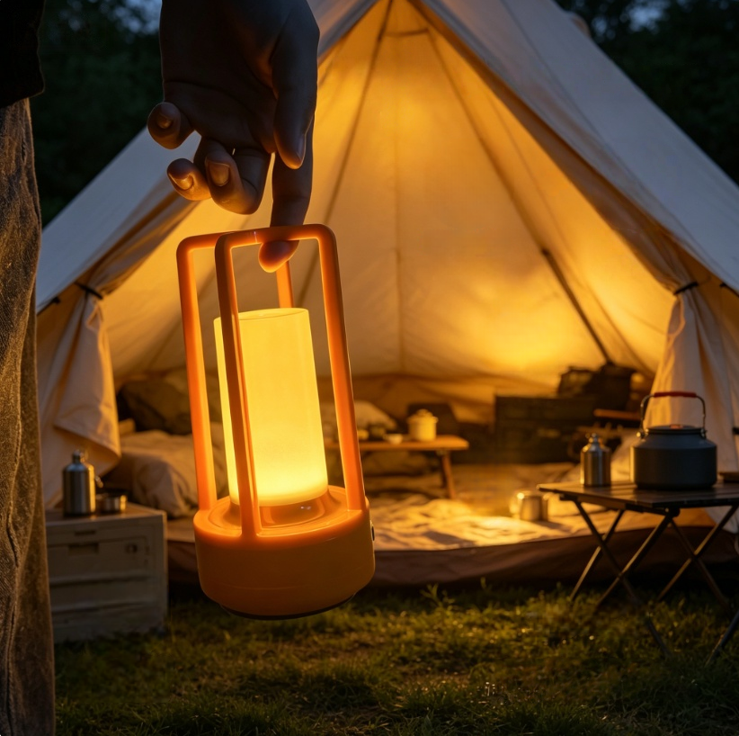 Modern Orange Cage Table Lamp  - Led Desk Light Usb のレビューと価格