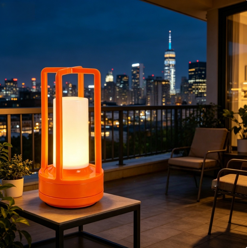 Modern Orange Cage Table Lamp  - Led Desk Light Usb のレビューと価格