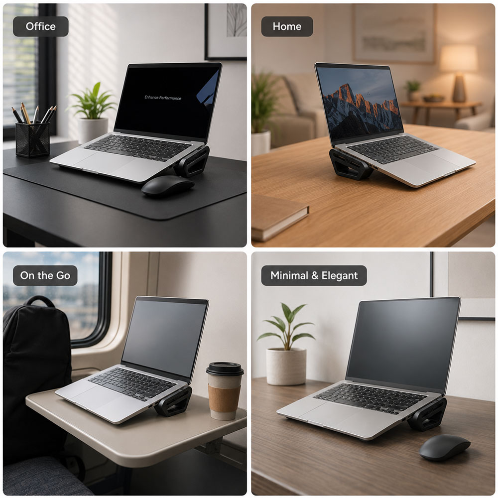 Rafford Laptop Side Stand, Por - Desk Setup Macbook のレビューと価格