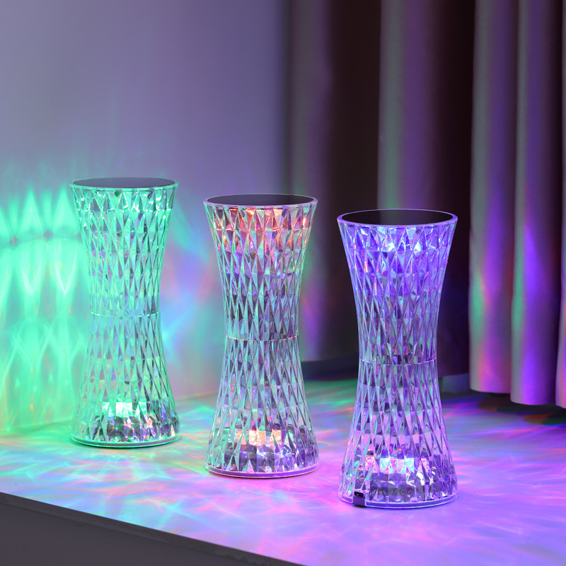 Crystal Bedside Table Lamps Xm - Led Desk Light Usb のレビューと価格