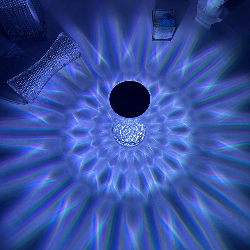 Crystal Bedside Table Lamps Xm - Led Desk Light Usb のレビューと価格