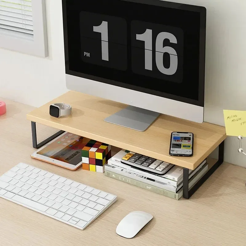 Simple storage rack Notebook c - Monitor Riser Wood のレビューと価格