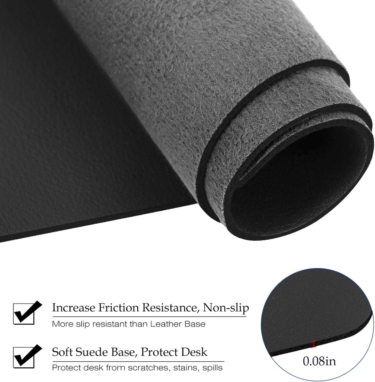 Large Size Leather Desk Pad,Of - Desk Setup Carpet のレビューと価格