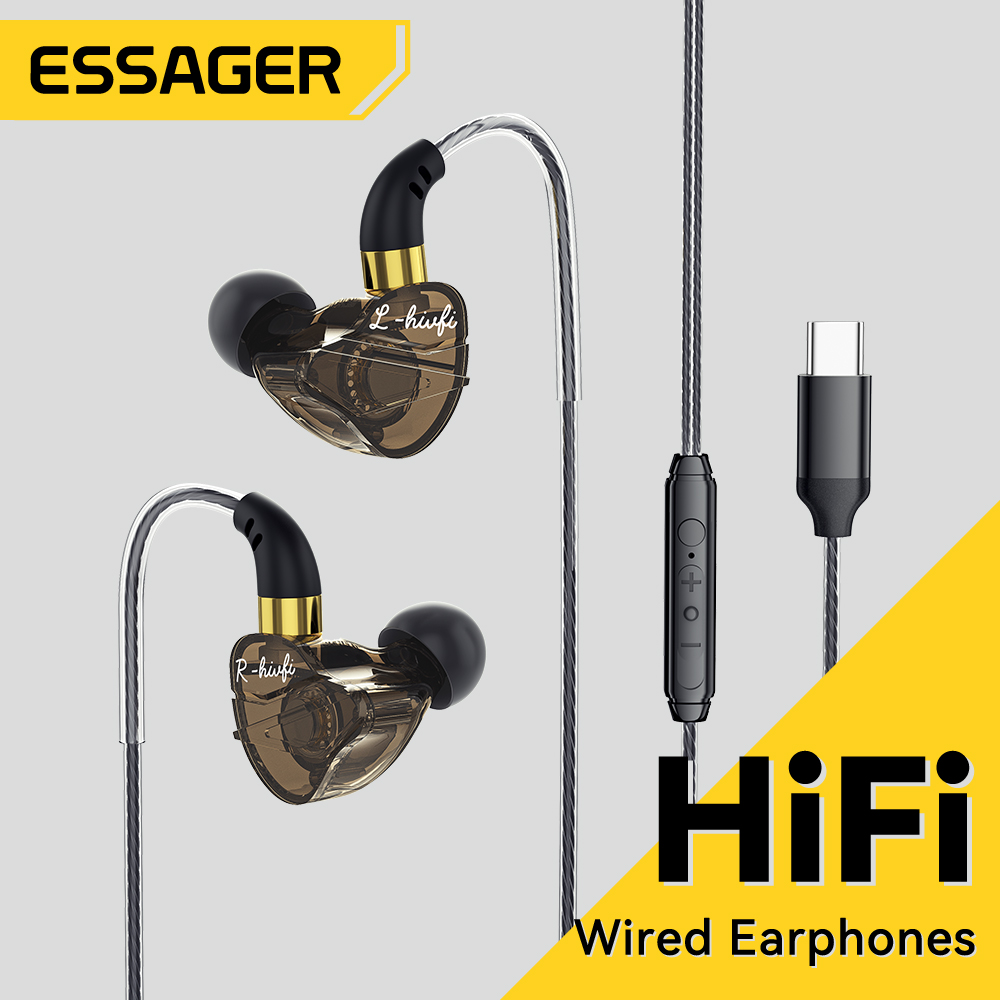 Essager 3.5mm In Ear Wired Hea - Desk Hifi Setup のレビューと価格
