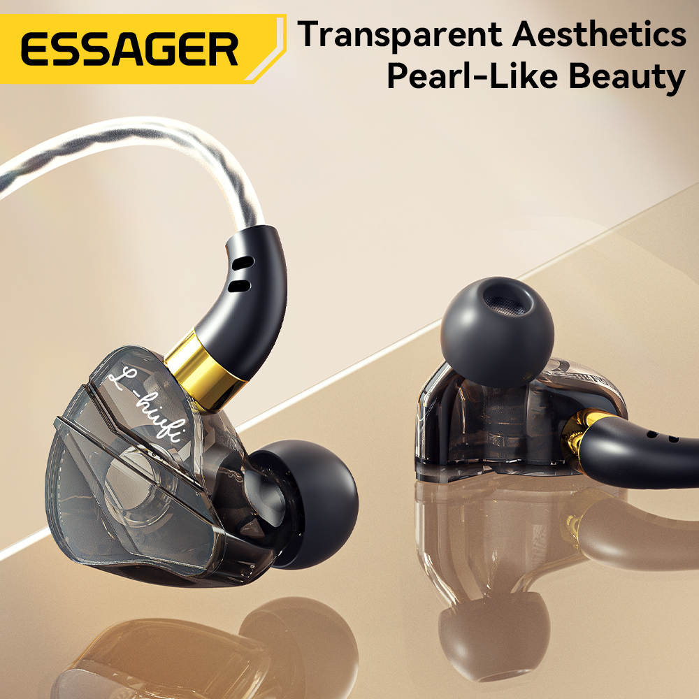 Essager 3.5mm In Ear Wired Hea - Desk Hifi Setup のレビューと価格