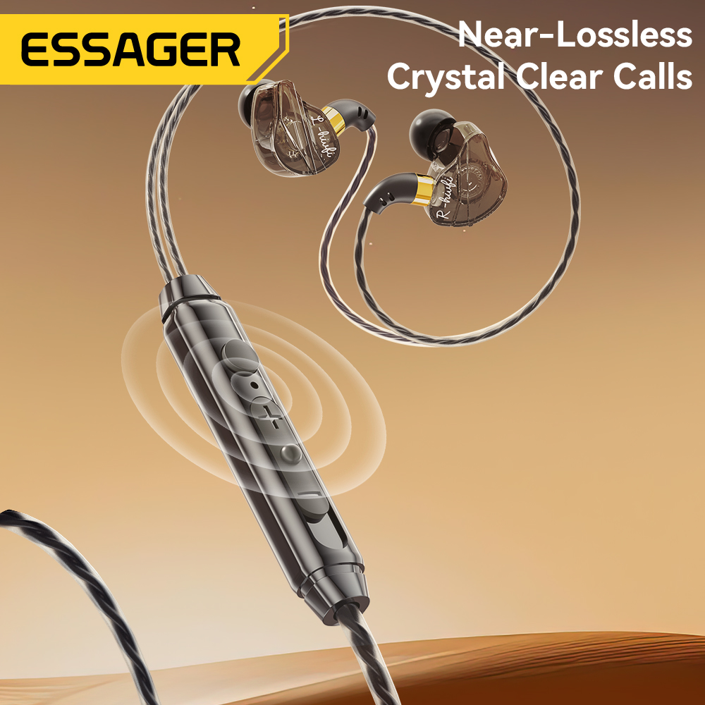 Essager 3.5mm In Ear Wired Hea - Desk Hifi Setup のレビューと価格