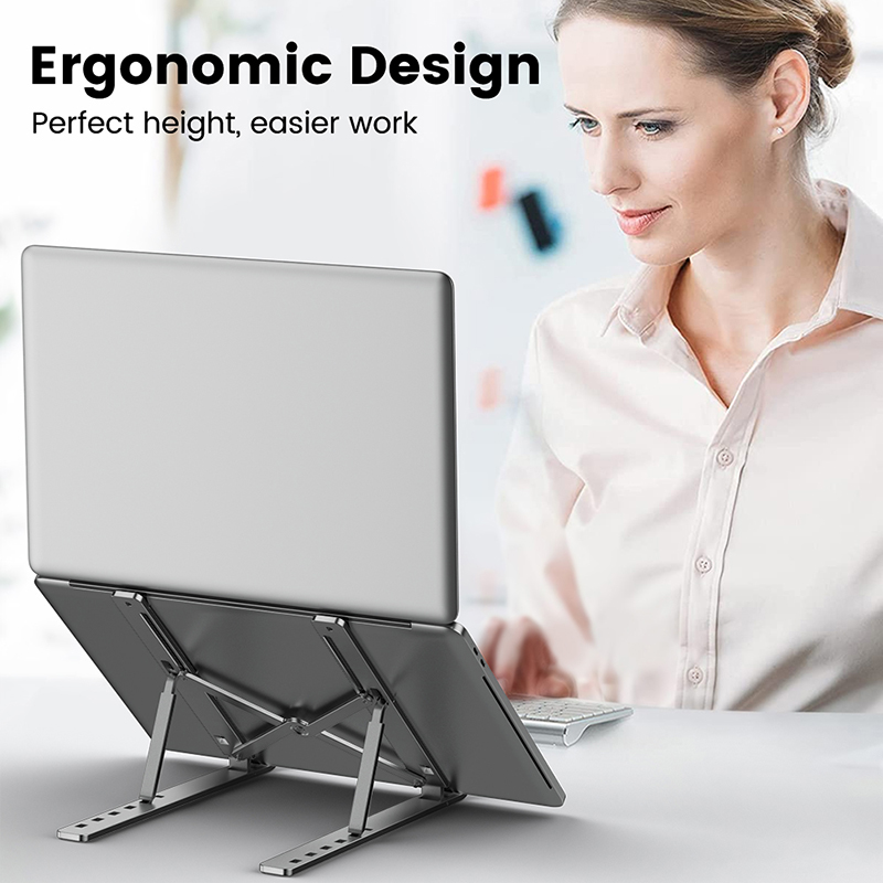 Metal Portable Foldable Laptop - Desk Setup Macbook のレビューと価格