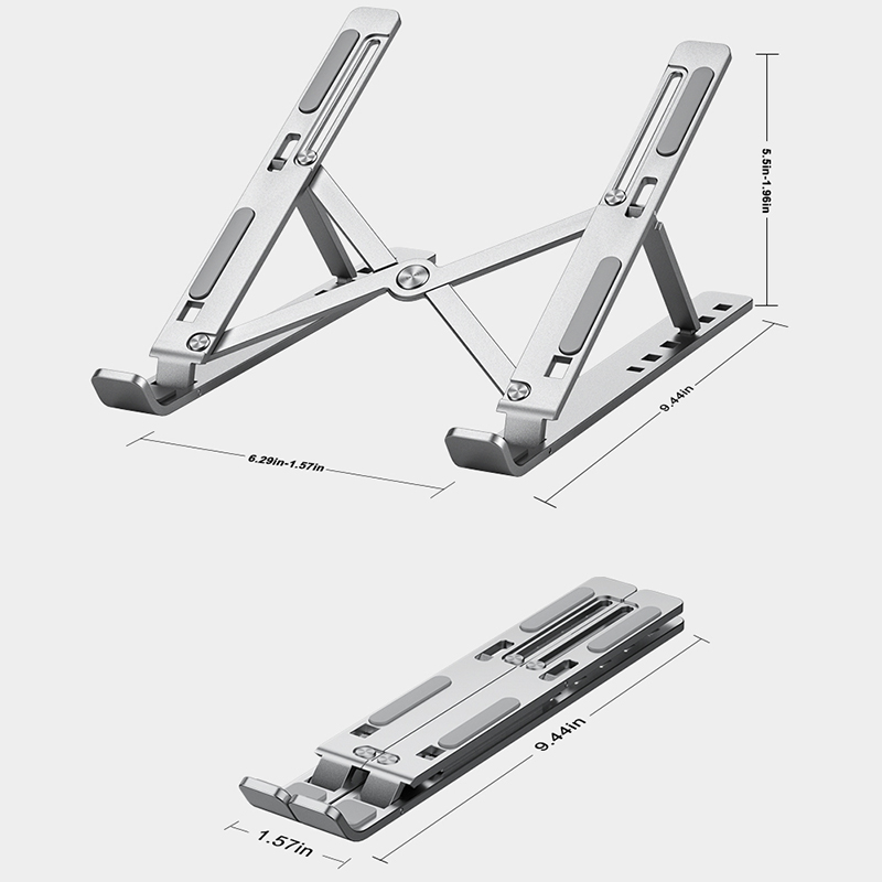 Metal Portable Foldable Laptop - Desk Setup Macbook のレビューと価格