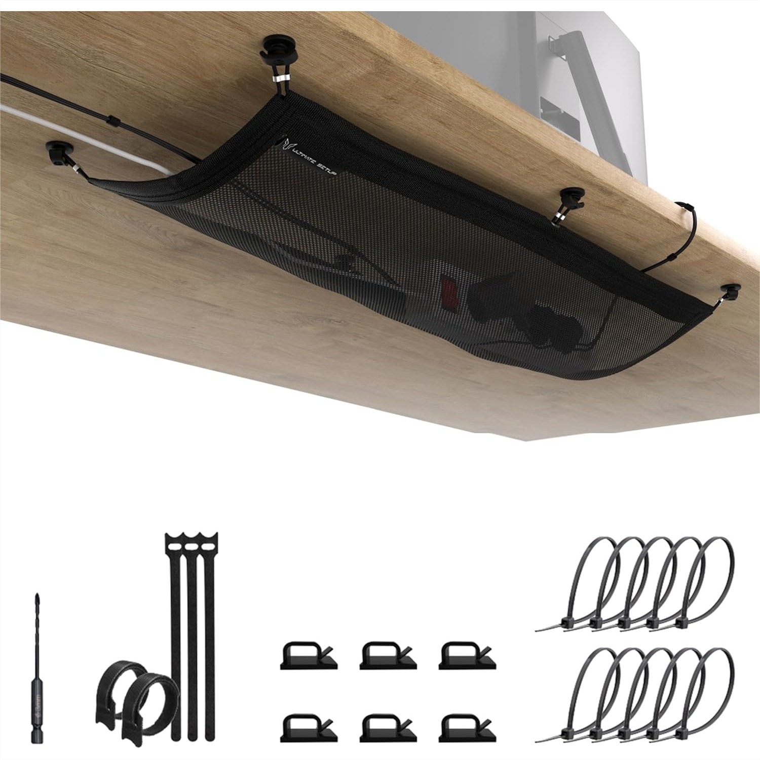 Under Desk Cable Management Ne - Desk Setup Net のレビューと価格
