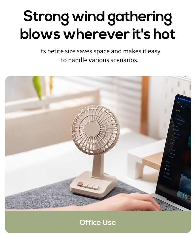 2026 New Retro Desktop Fan Por - Fan Desk Small Usb のレビューと価格
