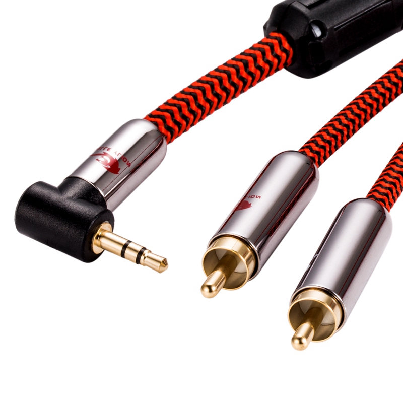 Hifi Audio Cable 90 Degree Ang - Desk Hifi Setup のレビューと価格