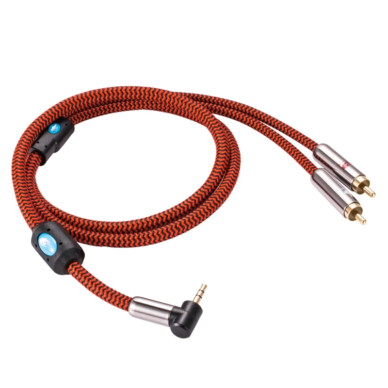 Hifi Audio Cable 90 Degree Ang - Desk Hifi Setup のレビューと価格