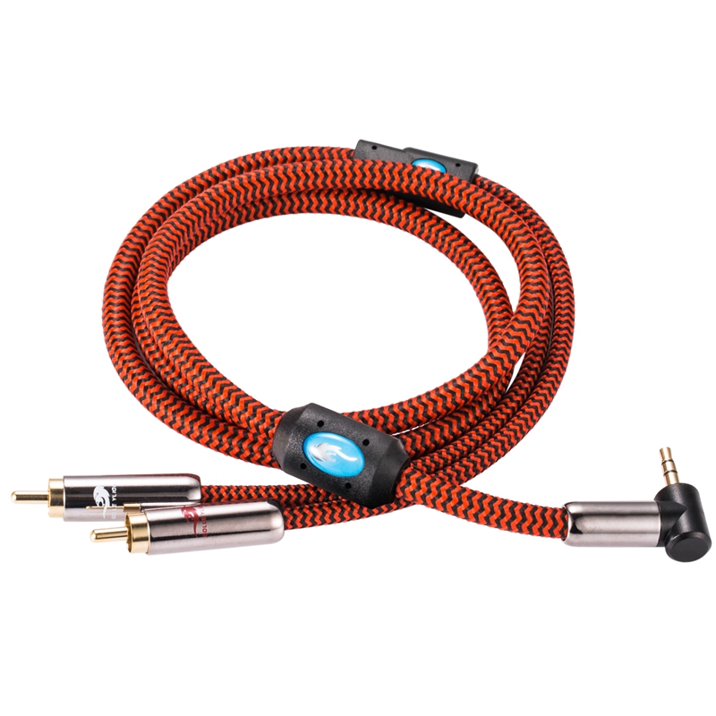 Hifi Audio Cable 90 Degree Ang - Desk Hifi Setup のレビューと価格