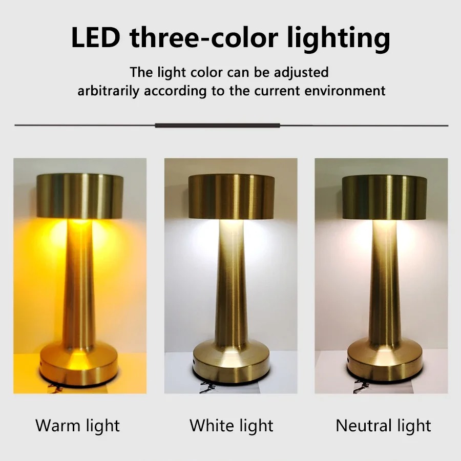 LED Touch Table Lamp Rechargea - Desk Setup Study のレビューと価格