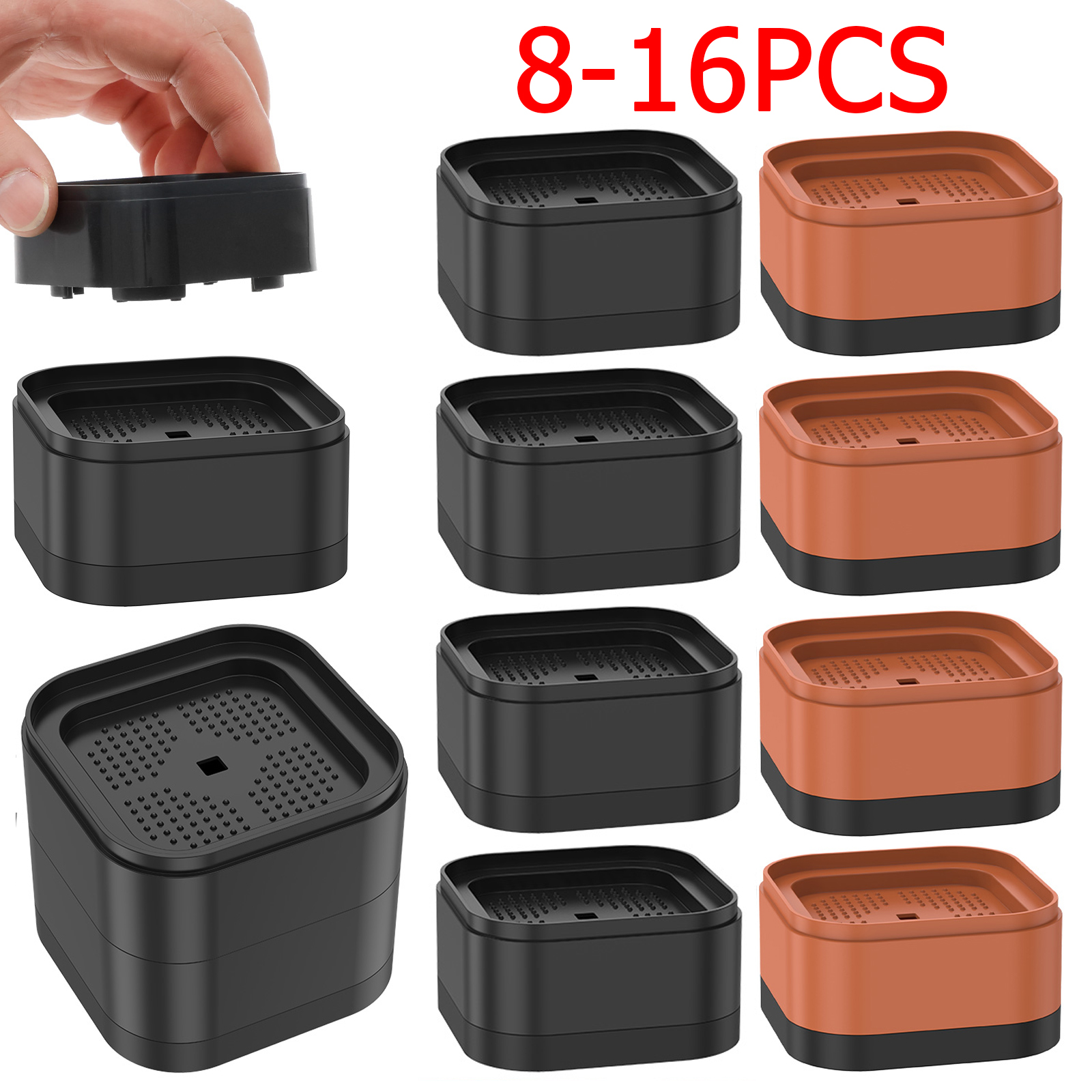 8-16 Pcs Furniture Risers Nons - Desk Setup Riser のレビューと価格