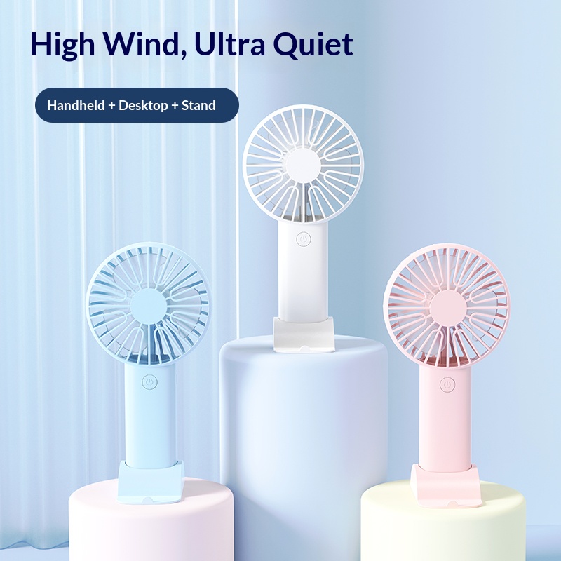 Mini Handheld Fan, 3 In 1 Port - Fan Desk Small Usb のレビューと価格