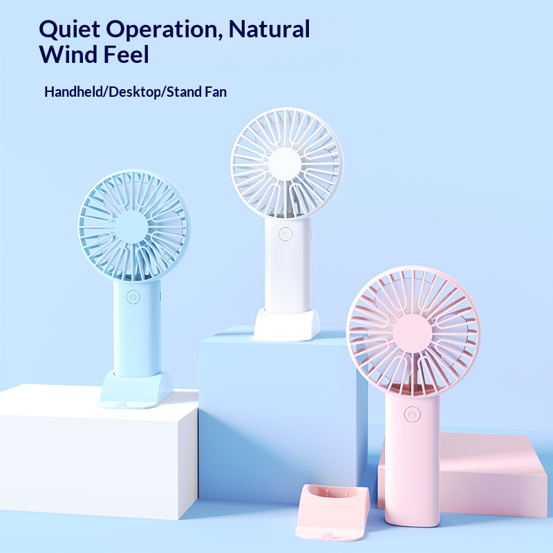 Mini Handheld Fan, 3 In 1 Port - Fan Desk Small Usb のレビューと価格
