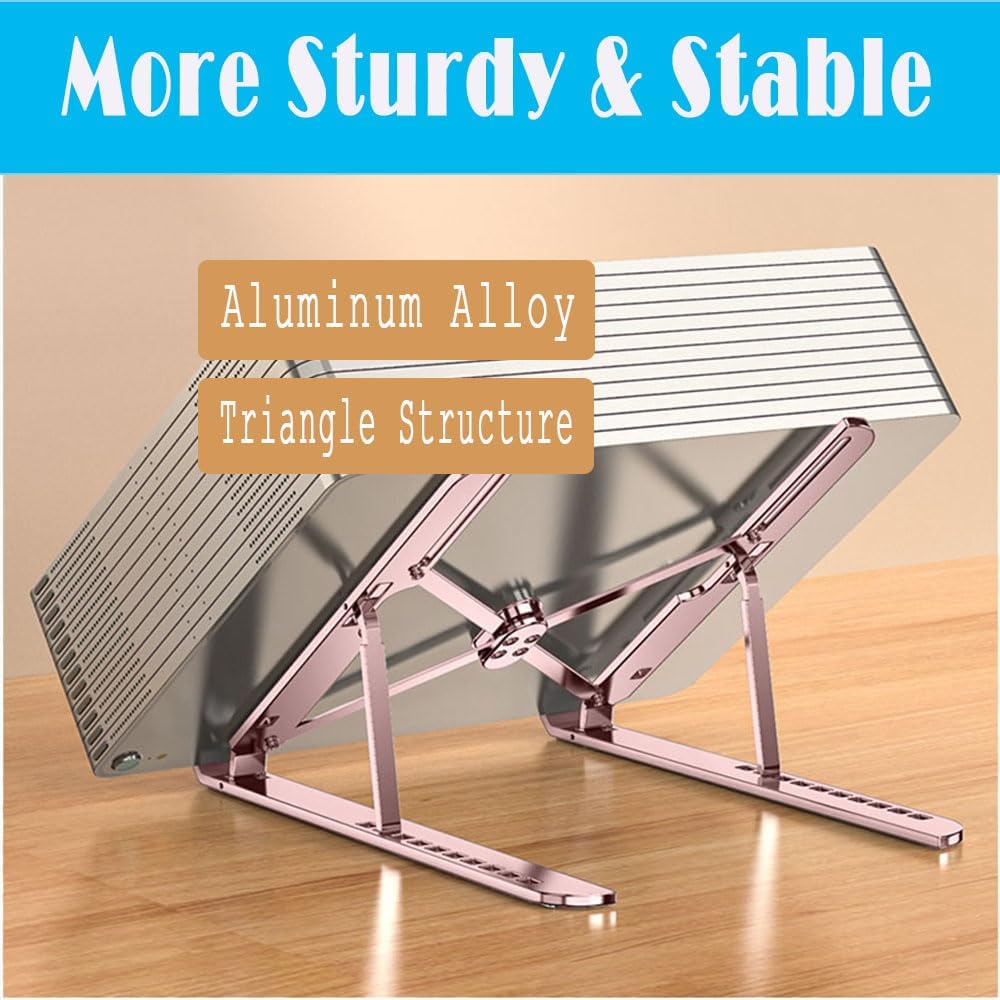 Portable Laptop Stand Foldable - Desk Setup Riser のレビューと価格