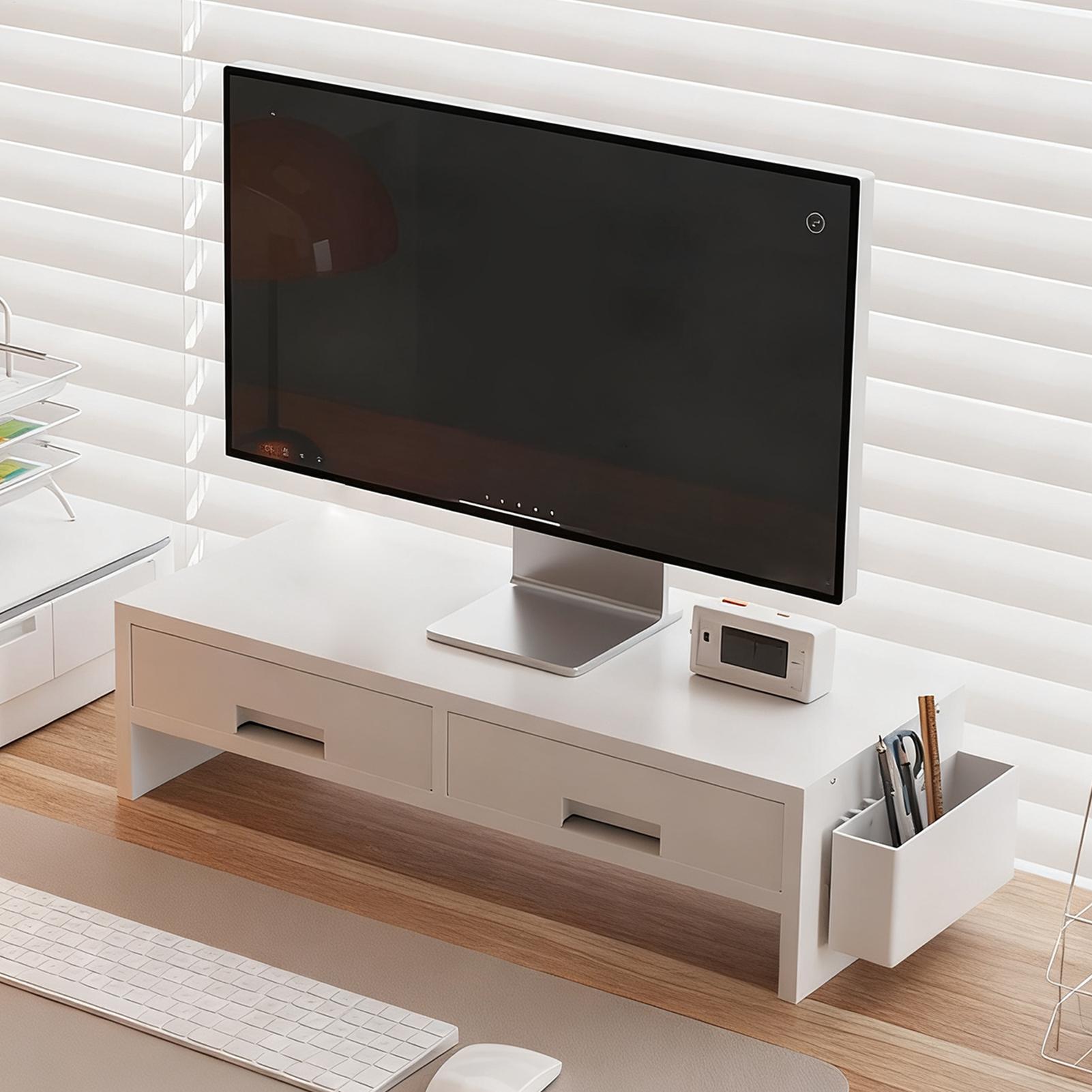 Desk Monitor Stand Riser Doubl - Desk Setup Riser のレビューと価格