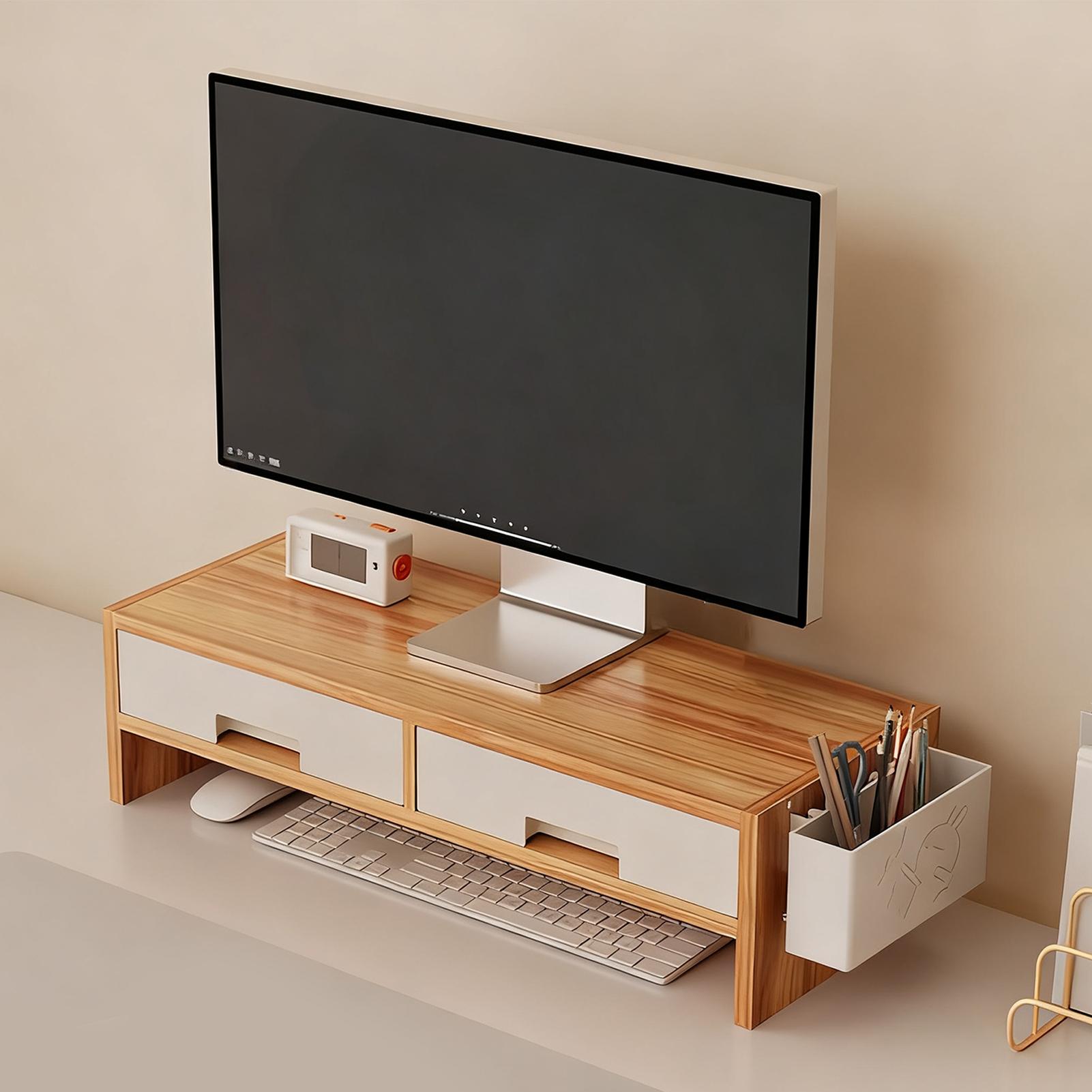 Desk Monitor Stand Riser Doubl - Desk Setup Riser のレビューと価格
