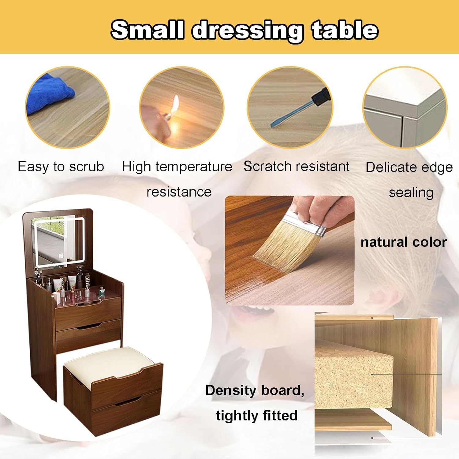 3 in 1 Vanity Desk with Plip T - Desk Setup In Small Bedroom のレビューと価格