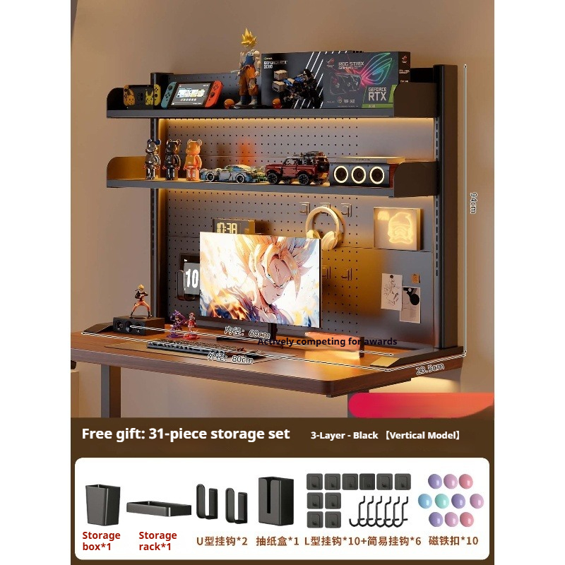 Clamp on Desk Shelf with Pegbo - Desk Setup Study のレビューと価格