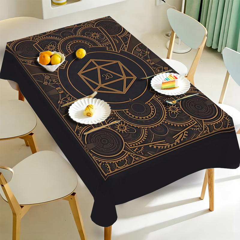 Steampunk Black Golden Gear Pa - Desk Setup Room のレビューと価格