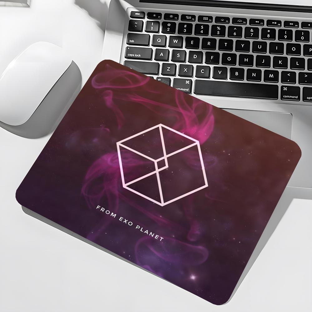 EXO Logo Kpop Mouse Pad Gamer  - Desk Setup Kpop のレビューと価格