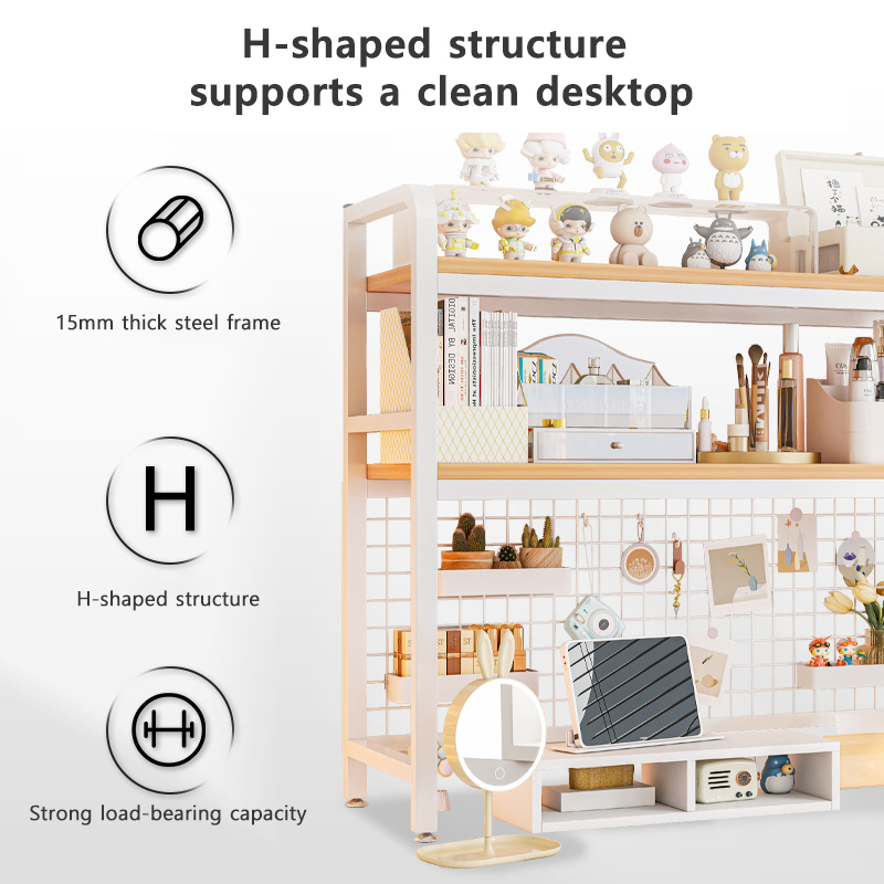 Bookshelf Bookcase With Grid D - Desk Setup Study のレビューと価格