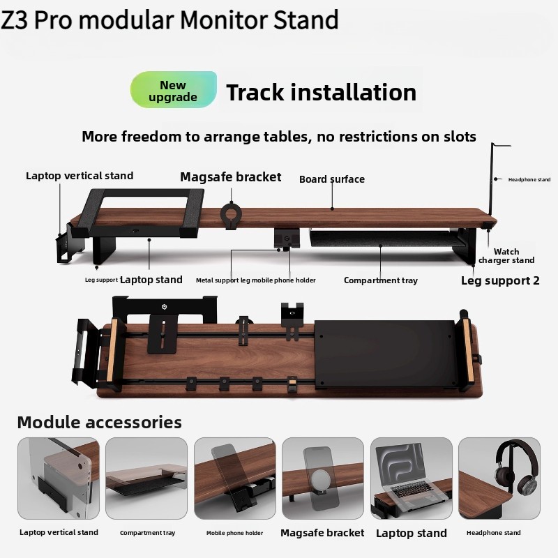 Z3 Pro Modular Monitor Riser S - Monitor Riser Wood のレビューと価格