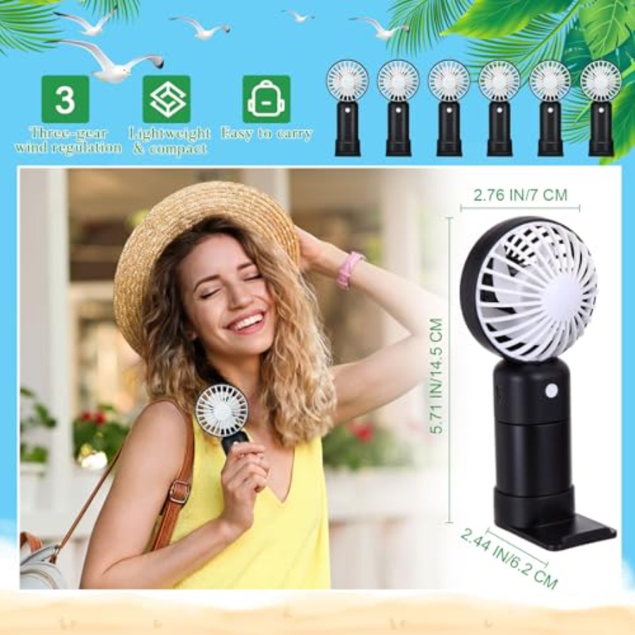 30 Pcs Mini Handheld Fan Bulk  - Fan Desk Small Usb のレビューと価格