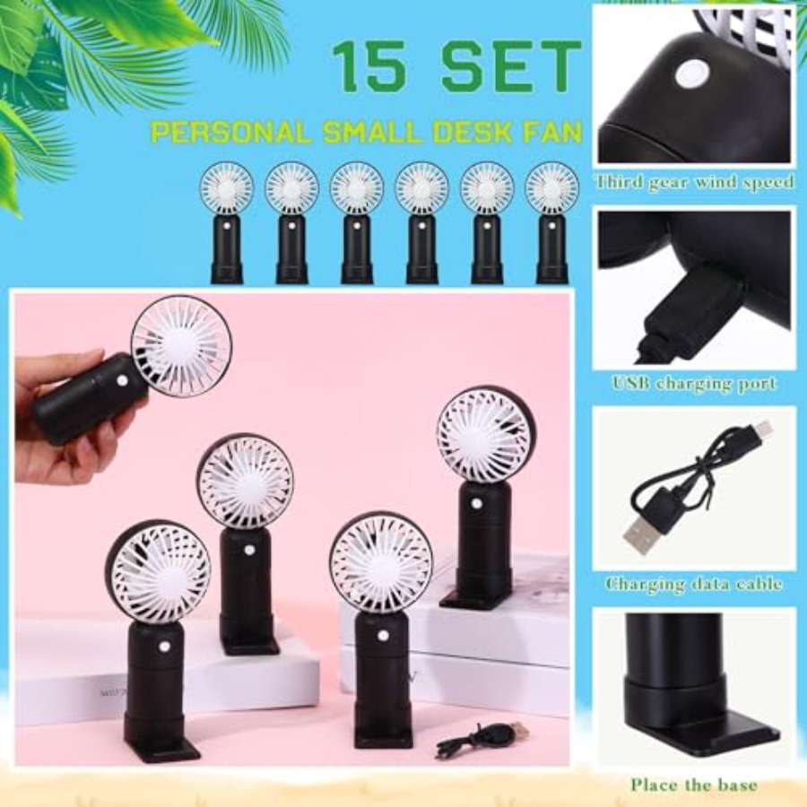 30 Pcs Mini Handheld Fan Bulk  - Fan Desk Small Usb のレビューと価格