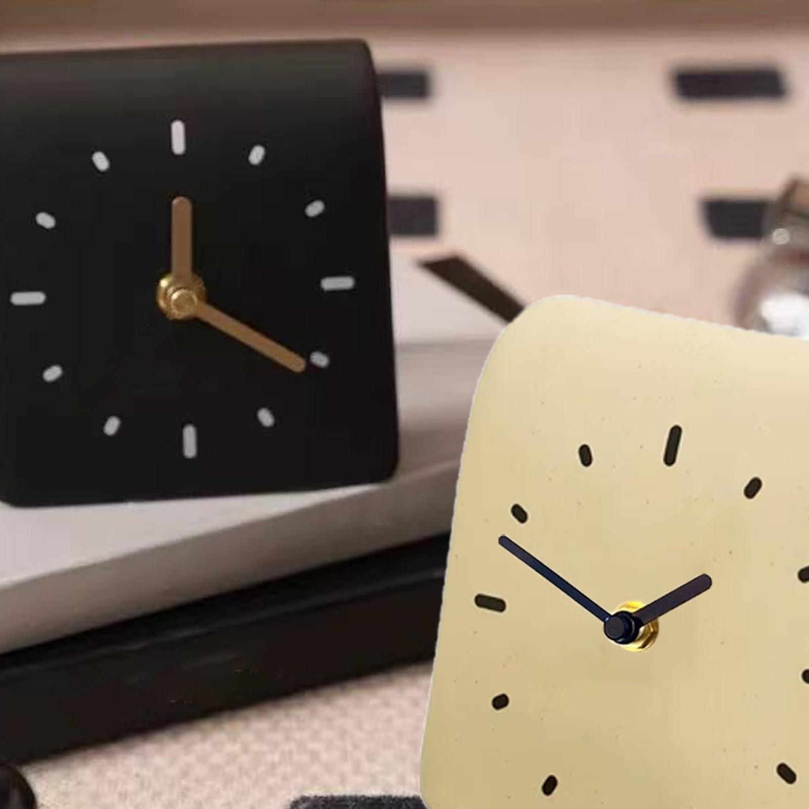 Desk Clock Modern Art Shelf Cl - Desk Setup Study のレビューと価格