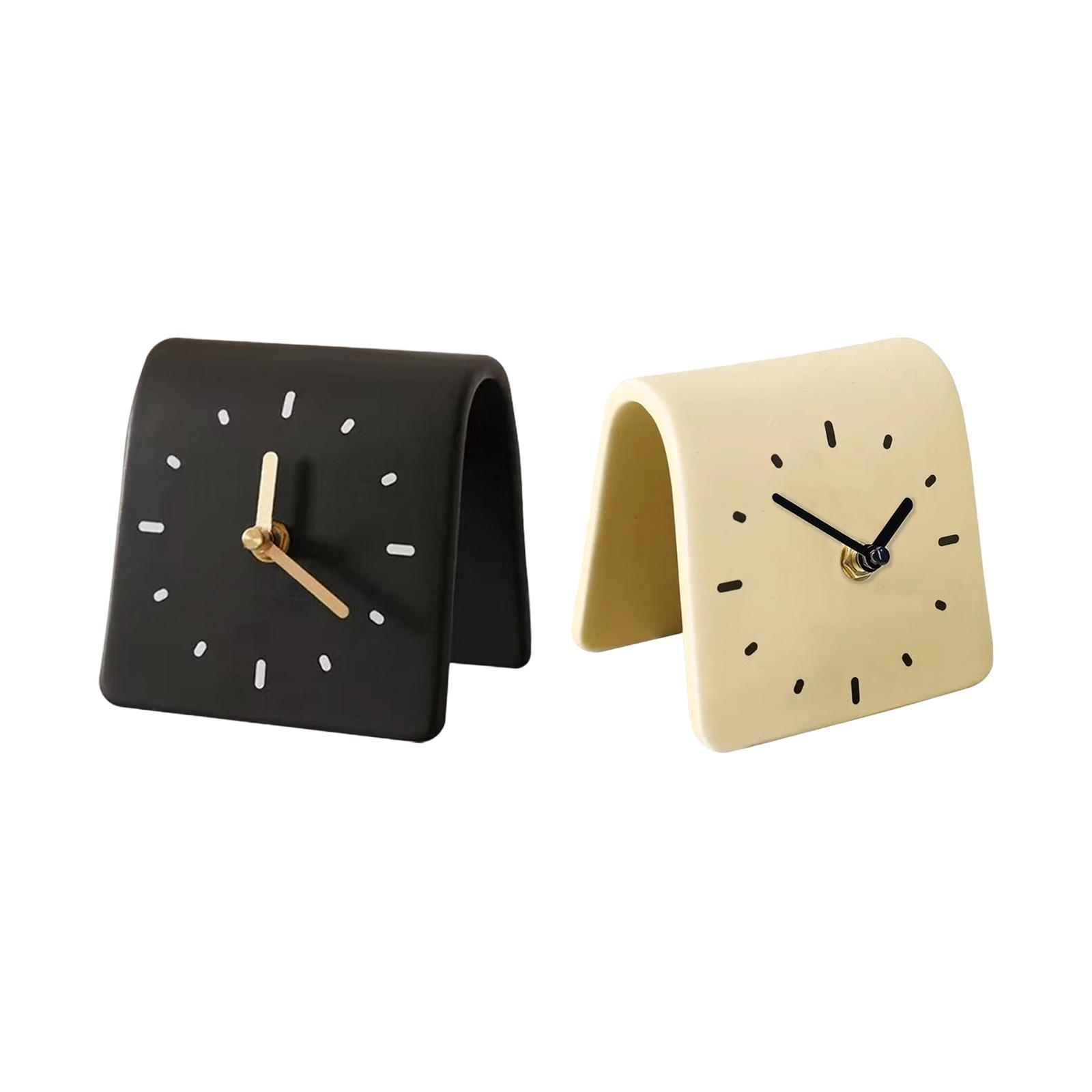 Desk Clock Modern Art Shelf Cl - Desk Setup Study のレビューと価格